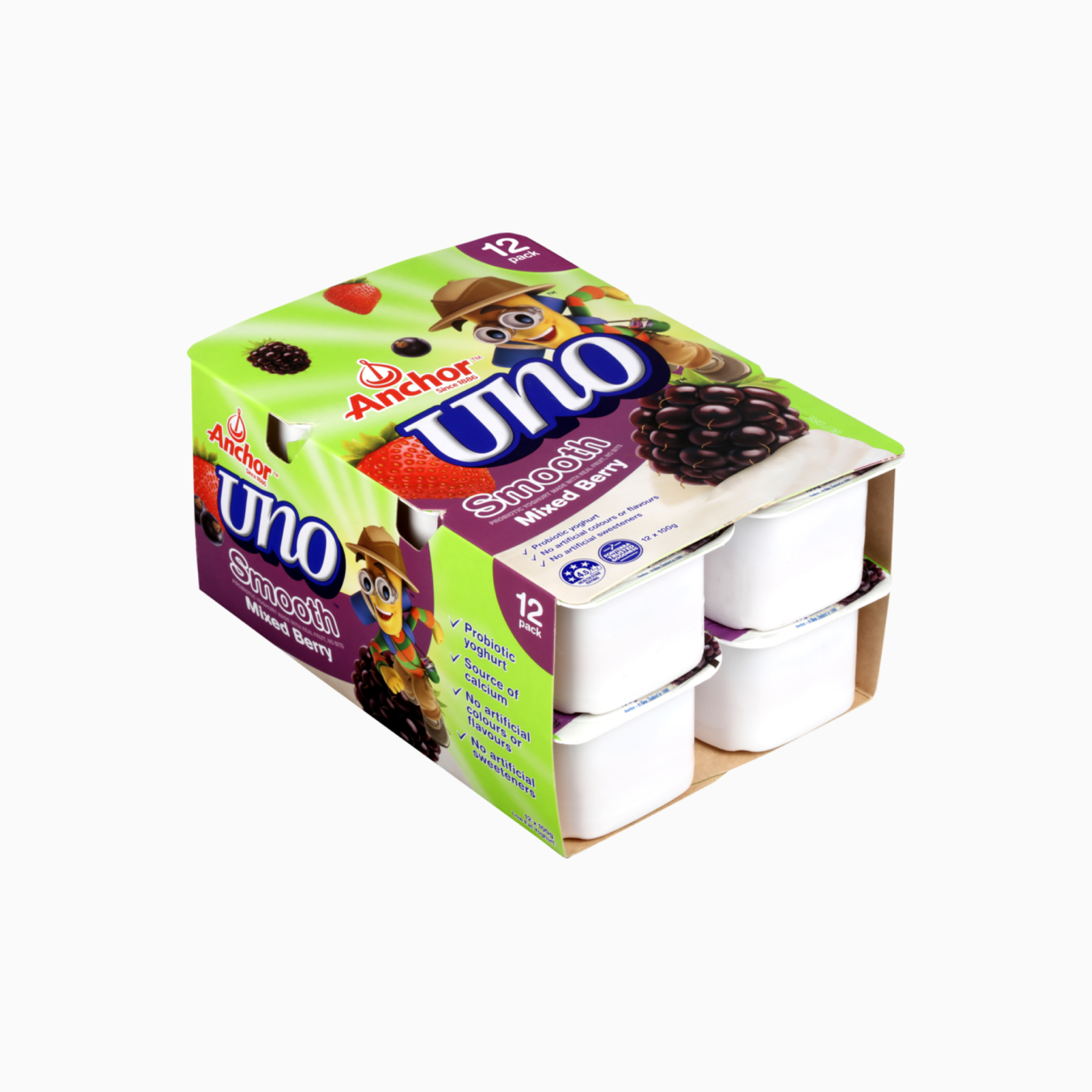 Mixed Berry Yoghurt 12 Pack